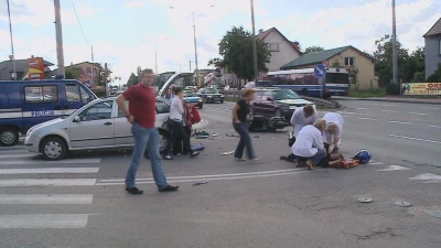 Reda: Wypadek z udziałem skutera