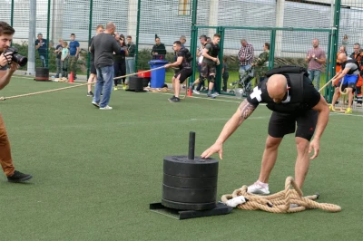 Wejher Cross Games 2017, półfinał – sanie i kamizelka, fot. Leszek Spigarski