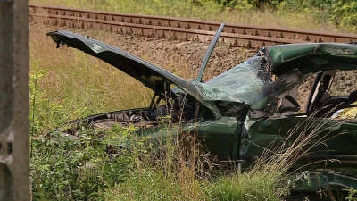 Wypadek na przejeździe kolejowym w Redzie