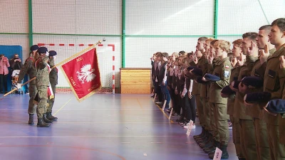 Ślubowanie uczniów w PZS Reda