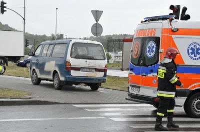 Wypadek na rondzie Solidarności