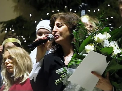 Koncert Eleni z chórem migowym. Rok 2012 fot. Leszek Spigarski