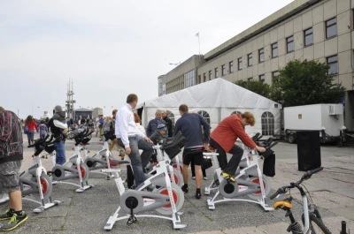 Rowerowo przy Gdyńskim Akwarium