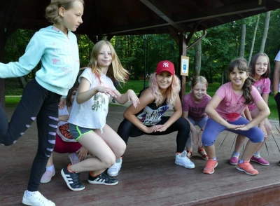 Zumba w parku. Fot. Leszek Spigarski.