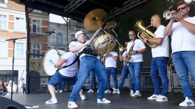 Zespół GIS wystąpił na wejherowskim rynku