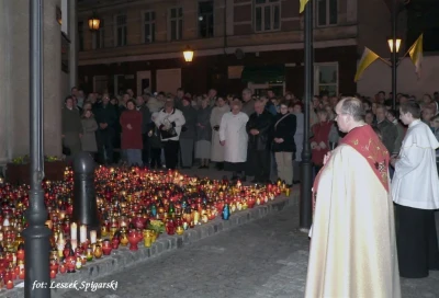 I rocznica śmierci Ojca Świętego Jana Pawła II fot. Leszek Spigarski