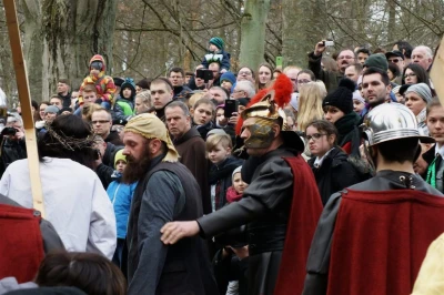 Wielki Piątek na Kalwarii Wejherowskiej - Misterium Męki Pańskiej, fot. Leszek Spigarski.