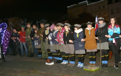 Betlejemskie Światło Pokoju - Wejherowo 2015 fot. Leszek Spigarski