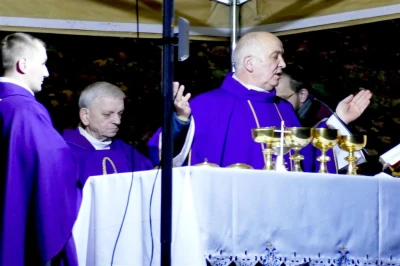 Dzień Zaduszny - nabożeństwo na starym cmentarzu w Wejherowo