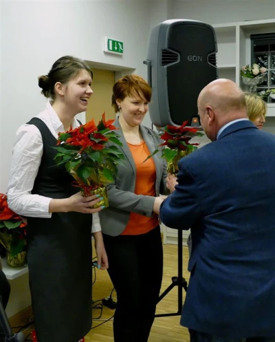 Dyrektor biblioteki w Bolszewie przechodzi na emeryturę (fot. Leszek Spigarski)