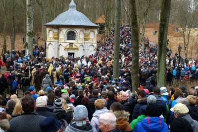 Wielki Piątek na Kalwarii Wejherowskiej - Misterium Męki Pańskiej, fot. Leszek Spigarski.