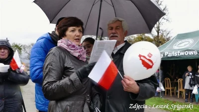 Finał Parady Niepodległości 2017 w Wejherowie - fot. Leszek Spigarski