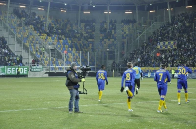 Gdynia: Ekipa TTM podczas nagrania meczu otwarcia