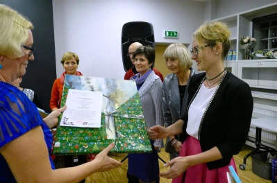 Dyrektor biblioteki w Bolszewie przechodzi na emeryturę (fot. Leszek Spigarski)