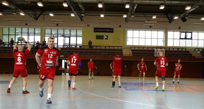Tytani Wejherowo - rozgrzewka przed meczem -fot. Leszek Spigarski