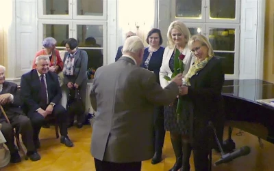Benefis Edmunda Szymikowskiego w Muzeum PiMK-P – 65 lat z haftem kaszubskim. Fot – Leszek Spigarski