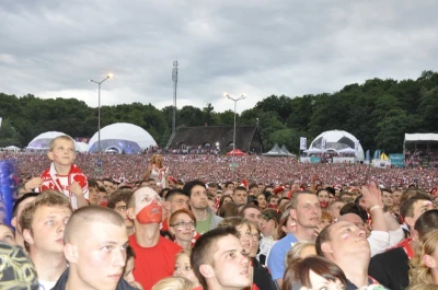 Tłumy w gdańskiej Strefie Kibica