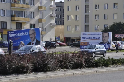 Plakaty wyborcze zasypały trójmiasto