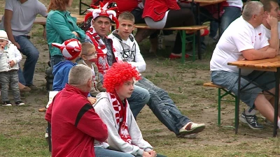 Strefa kibica w Luzinie. Mecz Polska-Czechy
