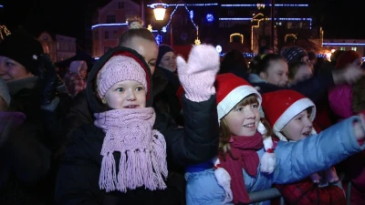 Mikołajki na rynku w Wejherowie