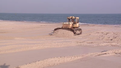 Półwysep Helski: Zniszczone po sztormach plaże - 2.02.2017 fot. TTM