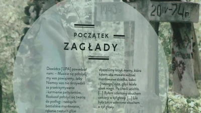 Wystawa pt. 'Wołyń 1943. Wołają z grobów, których nie ma' - fot. TTM
