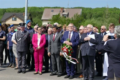 Rondo Tajnej Organizacji Wojskowej Gryf Pomorski – uroczyste otwarcie – fot. Leszek Spigarski