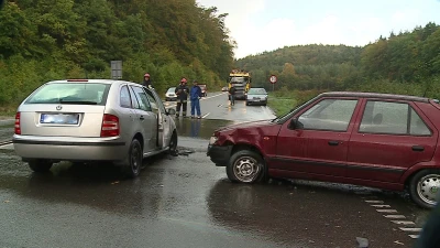 Wjechał wprost pod koła TIR-a