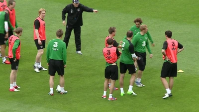 Trening Irlandczyków w Gdyni