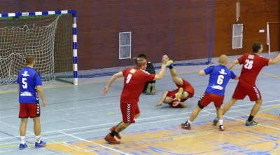 KS Tytani Wejherowo - Sambor Tczew  25 : 28, 7.10.2017, fot. Leszek Spigarski