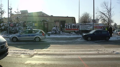 Kolizja na ul. Chopina w Wejherowie