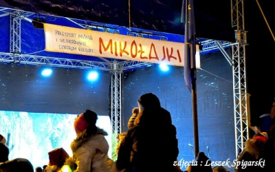 Mikołajki na wejherowskim rynku fot Leszek Spigarski/TTM