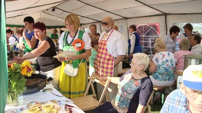 Dożynki powiatu wejherowskiego w Strzepczu
