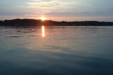 Osłonino, widok na klif od strony zatoki