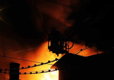 Wielki pożar w Gdańsku. Spłonęła zabytkowa zajezdnia