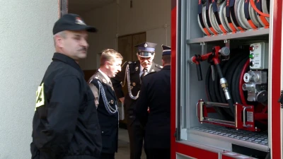 Nowy wóz strażacki z Zbychowie