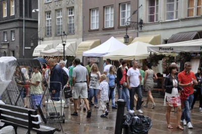 Gdańsk: Deszczowy Jarmark św. Dominika