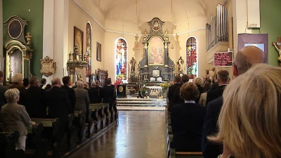 Przekazanie repliki sztandaru 1 Morskiego Pułku Strzelców