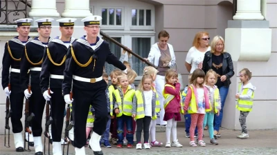 Musztra paradna na Placu Jakuba Wejhera 2017. Fot. Leszek Spigarski.