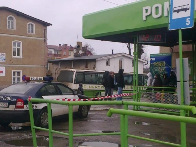 Eksplozja na dworcu PKS  Pucku