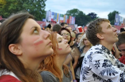 Tłumy w gdańskiej Strefie Kibica