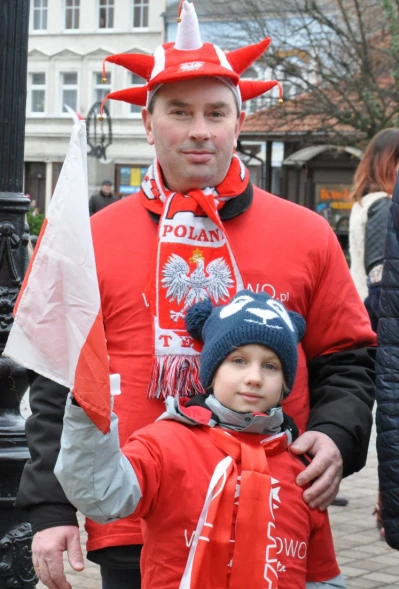 Biało-czerwona parada niepodległościowa w Wejherowie