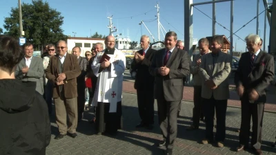 Otwarcie centrum sprzedaży ryb w Szkunerze