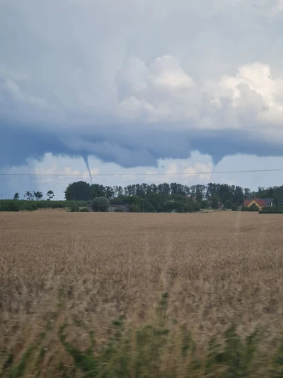 Trąba wodna na Pomorzu