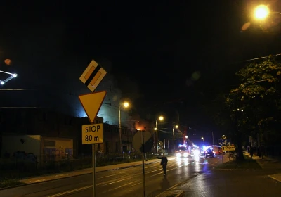 Wielki pożar w Gdańsku. Spłonęła zabytkowa zajezdnia