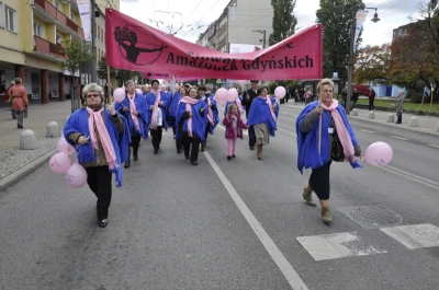 Różowy marsz ulicami Gdyni
