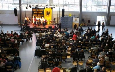 DJK Bojano 2016. Występ orkiestry OSP i zespołów KGW fot. Leszek Spigarski