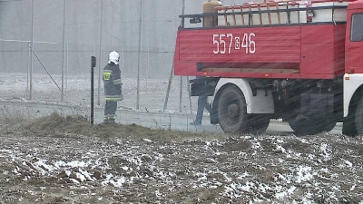 Wypadek w Łężycach. Wezwano śmigłowiec