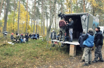 Ostatni dzień zdjęć do filmu Kamerdyner