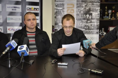 Konferencja klubu Gryf Orlex Wejherowo